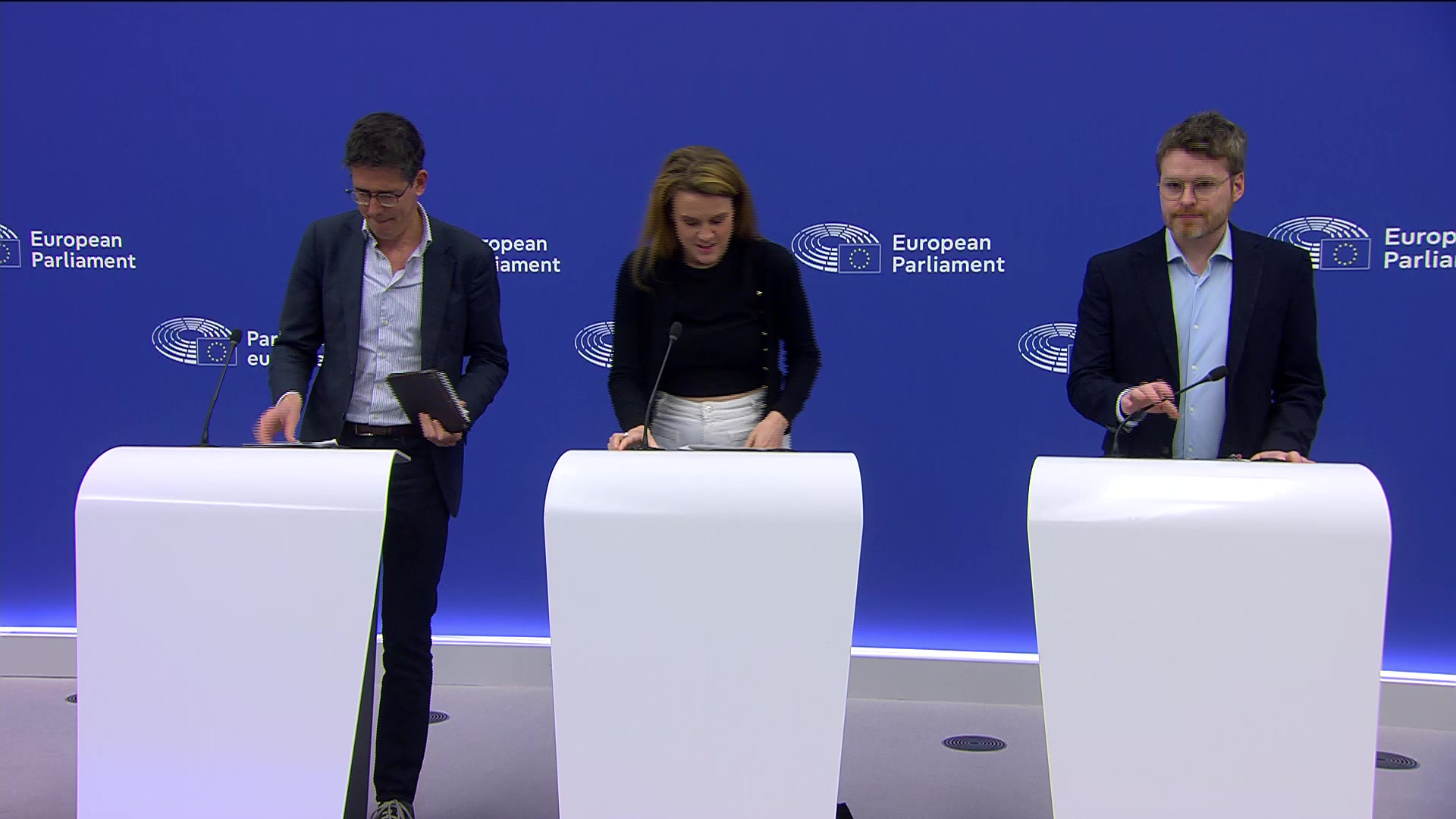 Press briefing by Terry REINTKE (Greens/EFA, DE) and Bas EICKHOUT (Greens/EFA, NL), Greens/EFA Group Co-Presidents